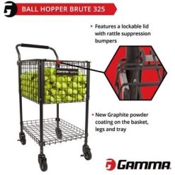 Gamma Brute Teaching Cart 325 Ball Hopper 14 Gamma Brute Teaching Cart 325 Ball Hopper -Professional Tennis Equipment Store 7168010 6