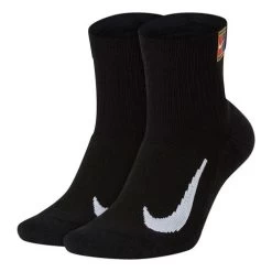 Nike Court Multiplier Max Quarter Ankle Sock (2 Pairs) -Professional Tennis Equipment Store CU1309 010