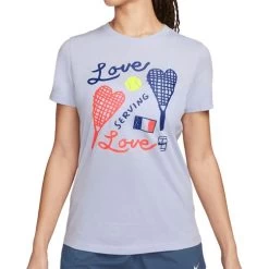 Nike Dri Fit Paris Tee Shirt 7 Nike Dri Fit Paris Tee Shirt -Professional Tennis Equipment Store FB8844 536