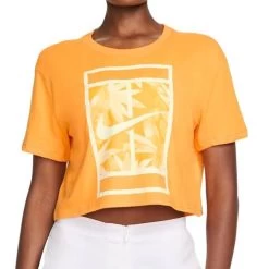 Nike Dri Fit Cropped Slam Tee Shirt 7 Nike Dri Fit Cropped Slam Tee Shirt -Professional Tennis Equipment Store FJ2711 717