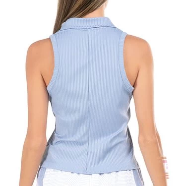 K-Swiss K Swiss Glace & Infinity Sleeveless Rib Polo 4 K-Swiss K Swiss Glace & Infinity Sleeveless Rib Polo - Image 2