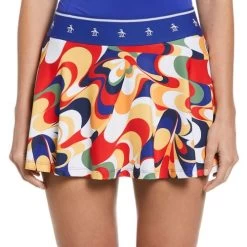 Penguin Retro Abstract Print Skirt -Professional Tennis Equipment Store O1KBSD02 439