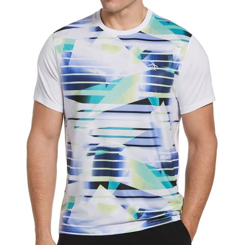 Penguin Spliced Engery Stripe Crew Mens 4 Penguin Spliced Engery Stripe Crew Mens - Image 2