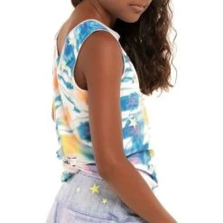 Lucky In Love Novelty Girls All Stars Tie Tank - FINAL SALE