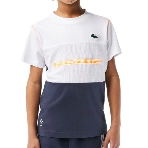 Lacoste Boys Daniil Medvedev Jersey Tee 4 Lacoste Boys Daniil Medvedev Jersey Tee - Image 2