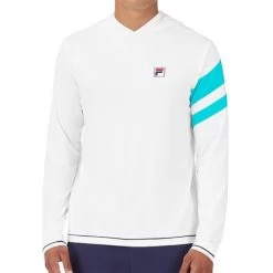Fila Tie Breaker Long Sleeve Hoodie -Professional Tennis Equipment Store TM31D010 100